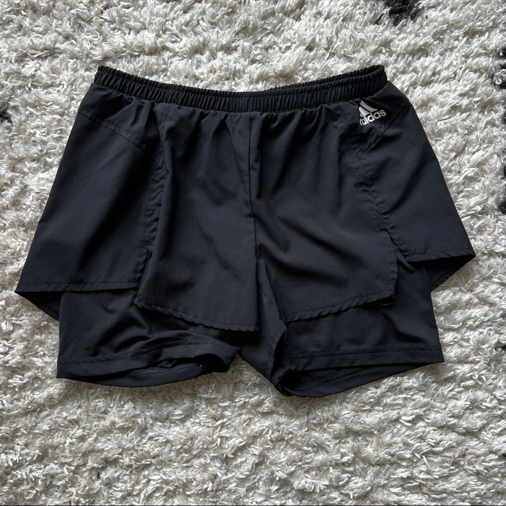 ADIDAS PRIMEBLUE DESIGNED TO MOVE 2-IN-1 SPORT SHORTS
